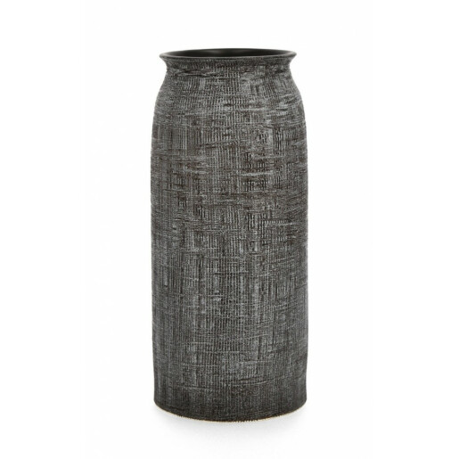 Vaza ceramica gri Papyrus 17.7x40.5 cm
