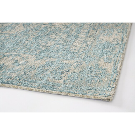 Covor textil albastru bej 155x230 cm