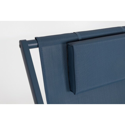 Set 4 scaune gradina albastre Taylor 60.5x101.5x73.5 cm