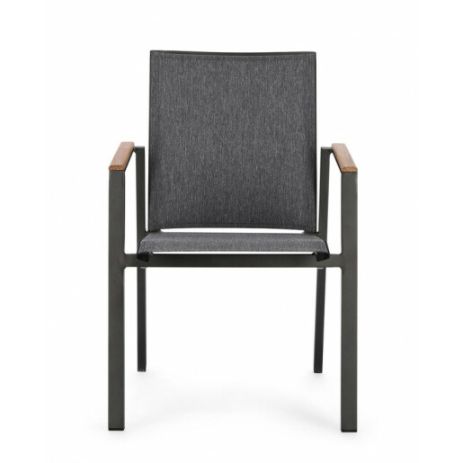 Set 4 scaune gri antracit Cameron 59x61x88 cm