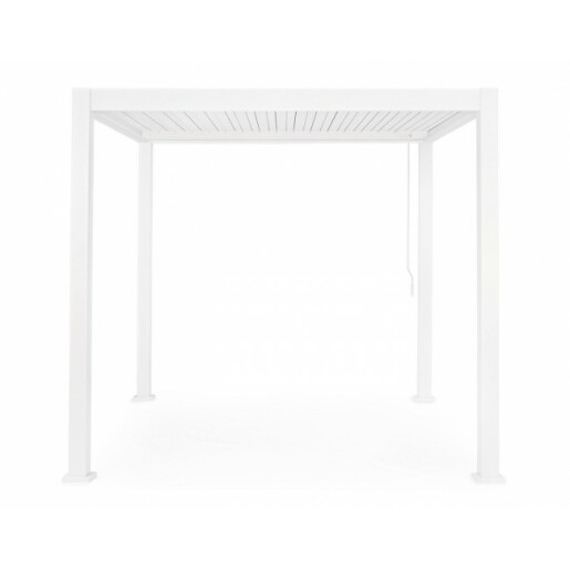 Pavilion gradina aluminiu alb Ocean 300x300x250 cm