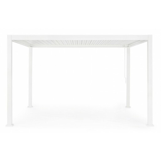 Pavilion gradina aluminiu alb Ocean 400x300x250 cm