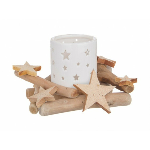 Set 2 candele Craciun 16x11x9 cm
