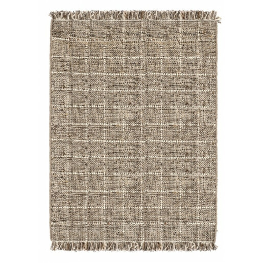 Covor lana poliester maro Senuri 160x230 cm