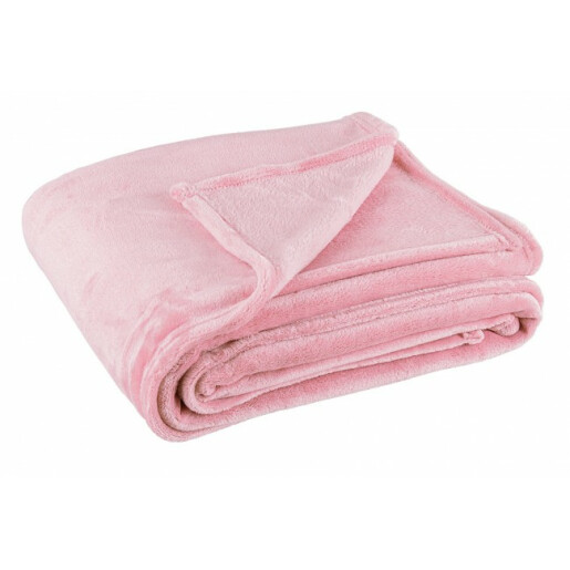 Patura poliester roz Penelope 130x160 cm