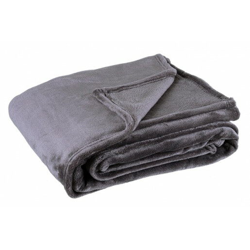 Set 2 paturi poliester gri Penelope 130x160 cm