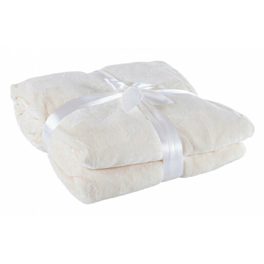 Patura poliester ivoire Penelope 150x200 cm