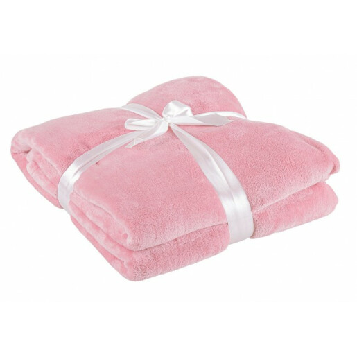 Patura poliester roz Penelope 150x200 cm