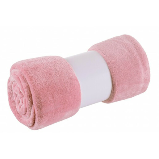 Patura poliester roz Penelope 130x160 cm