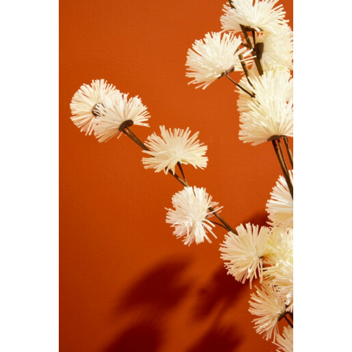 Set 12 flori artificiale albe 45x108 cm