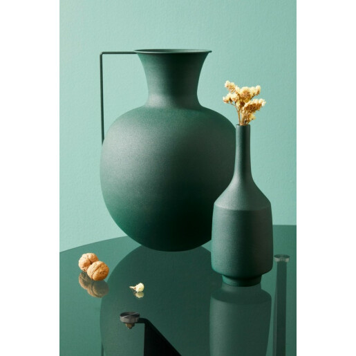 Vaza flori metal verde Askos 31x41.5 cm