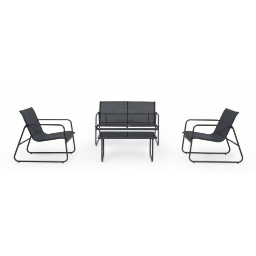 Set mobilier gradina gri antracit Markus 113x72x75 cm