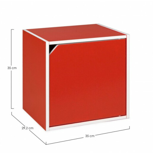 Raft rosu Cubo 35x29.2x35 cm