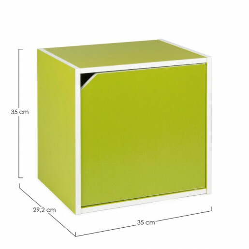 Raft verde Cubo 35x29.2x35 cm