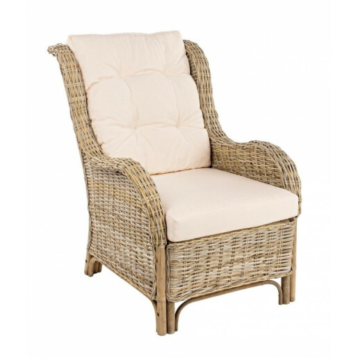 Fotoliu rattan natur Sabine 71x97x98 cm