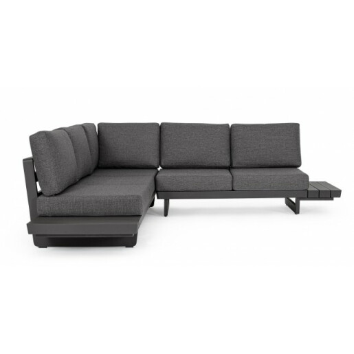 Set 2 canapele gri antracit 172x87x80 cm, 253x87x80 cm
