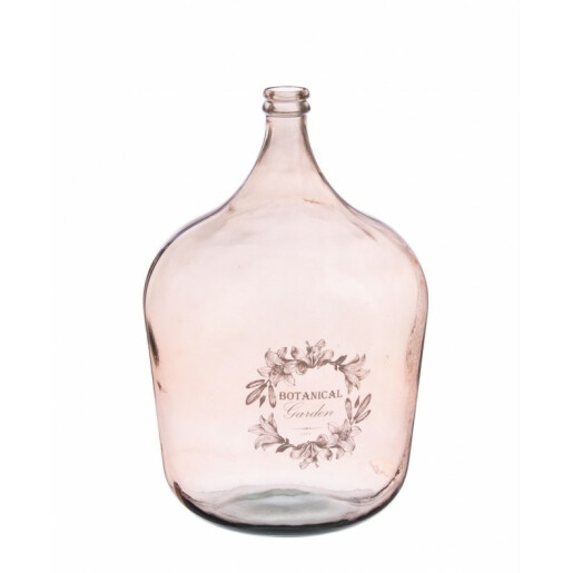 Vaza flori sticla roz 36.5x56 cm