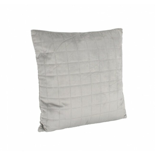 Set 5 perne decorative catifea gri Shayla 45x45 cm