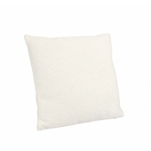 Set 5 perne decorative textil alb Teddy 45x45 cm