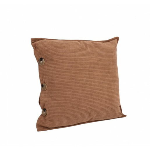 Set 6 perne decorative textil maro Ellis 45x45 cm