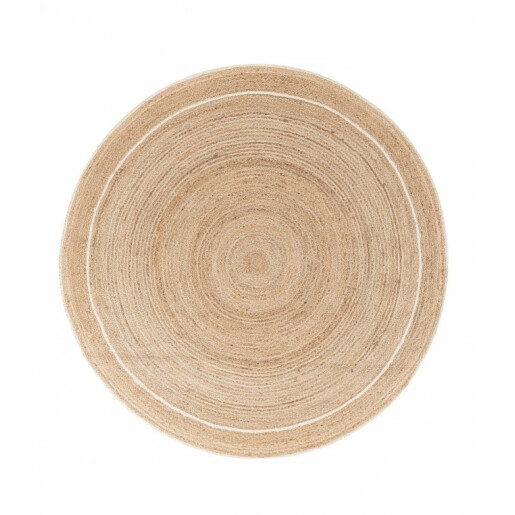 Covor iuta natur alb Ankit 180 cm