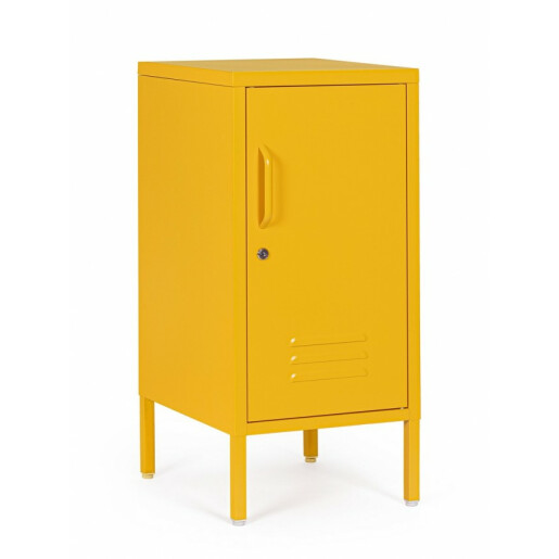 Comoda 1 usa otel galben Cambridge 40x35x76 cm