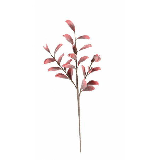 Set 12 plante artificiale rosii 38x80 cm
