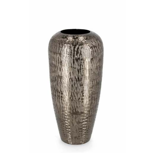 Vaza flori aluminiu gri antracit Svas 19x39.5 cm