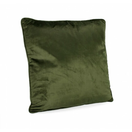 Set 2 perne catifea verde olive Artemis 50x50 cm