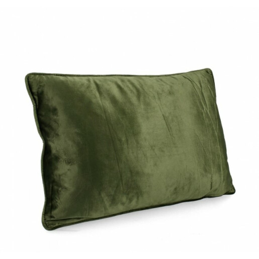 Set 4 perne catifea verde olive Artemis 40x60 cm