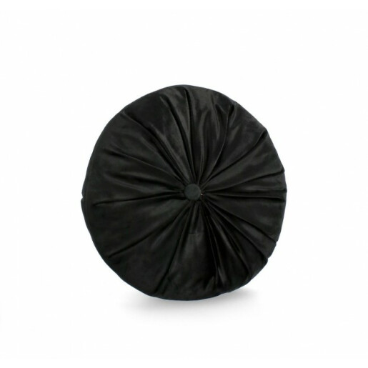 Set 4 perne catifea neagra Artemis 40 cm