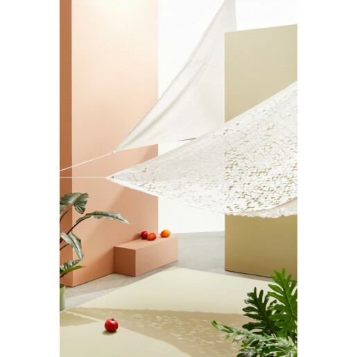 Set 2 umbrare poliester crem 360x360 cm