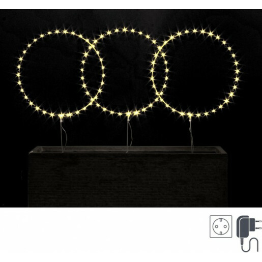 Decoratiune luminoasa 105 leduri 35 cm