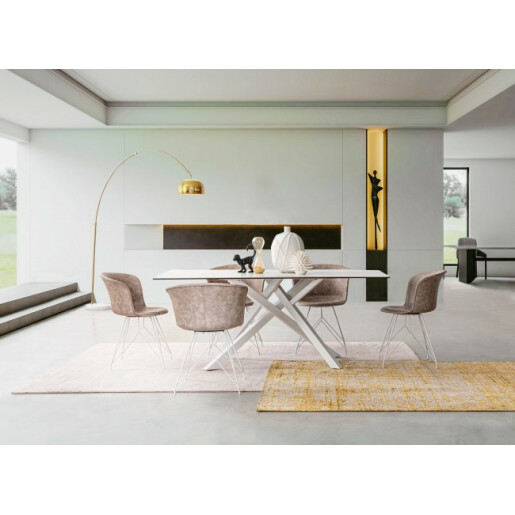 Covor textil galben Yuno 155x230 cm