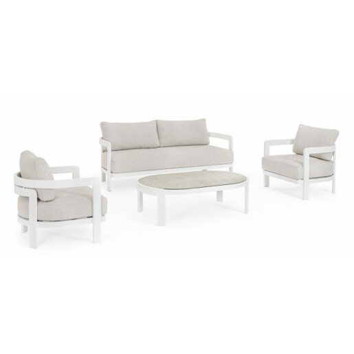 Set mobilier gradina Presley 185x77.5x80 cm