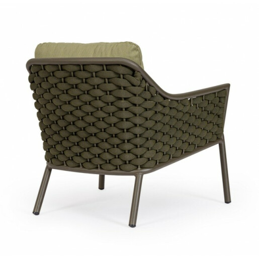 Set 2 fotolii gri verde Everly 80x80x80 cm