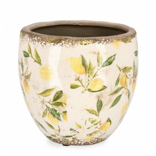 Ghiveci flori portelan 18x17 cm