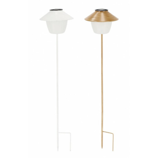 Set 4 lampi solare otel Klara 18x78 cm