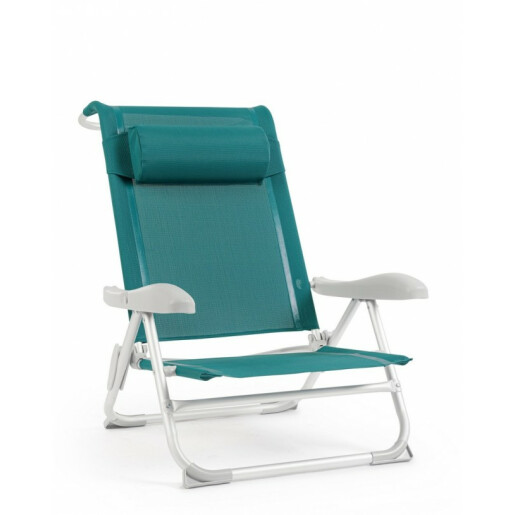 Set 6 scaune gradina turcoaz Cayo 57x85x73 cm