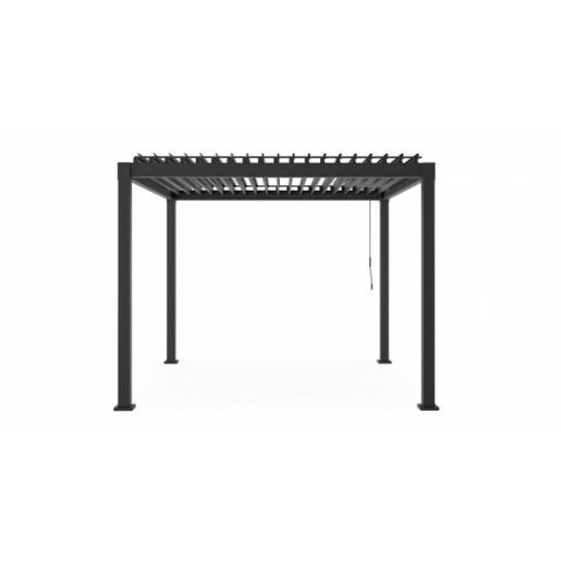 Pavilion gradina otel gri antracit Garda 300x300x240 cm