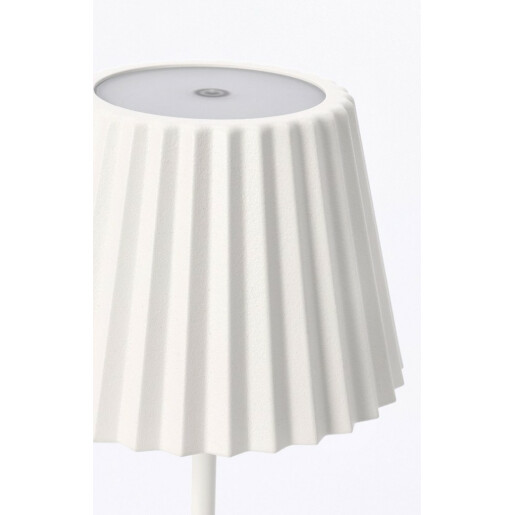 Veioza metal alb cu led Artika 12.5x36 cm