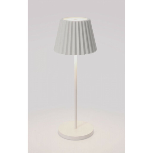 Veioza metal alb cu led Artika 12.5x36 cm