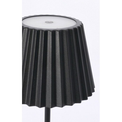 Veioza metal negru cu led Artika 12.5x36 cm