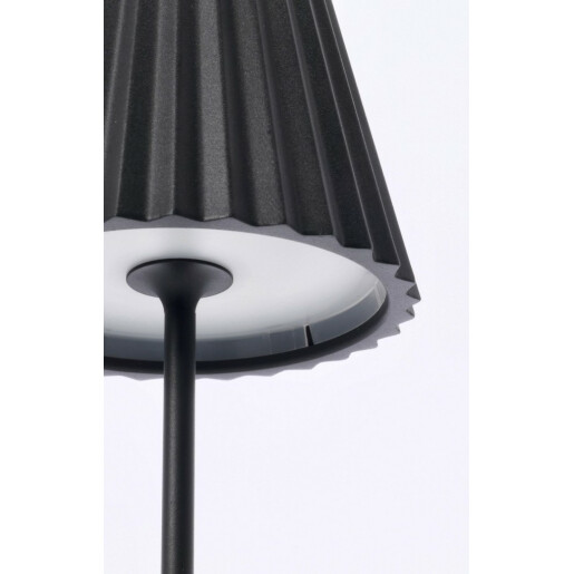 Veioza metal negru cu led Artika 12.5x36 cm