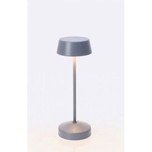 Veioza metal albastru cu led Esprit 11x33 cm