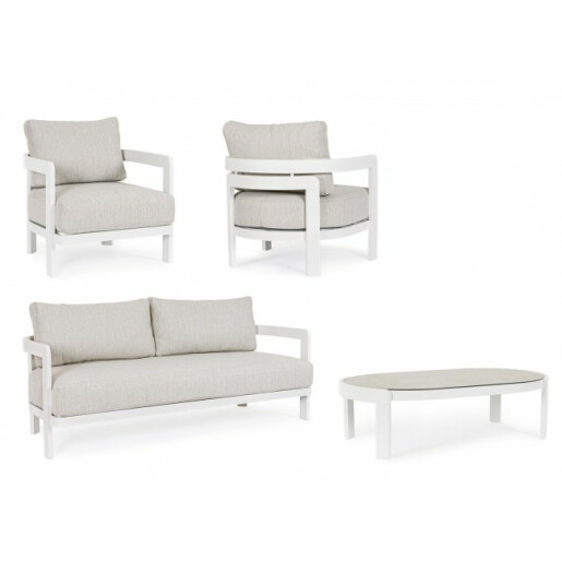 Set mobilier gradina Presley 185x77.5x80 cm