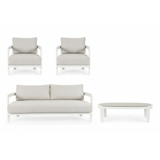 Set mobilier gradina Presley 185x77.5x80 cm