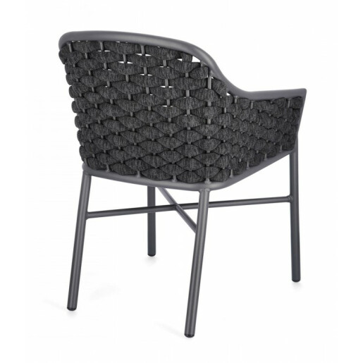 Set 4 scaune gri Everly 61x60x82 cm