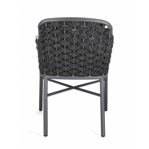 Set 4 scaune gri Everly 61x60x82 cm