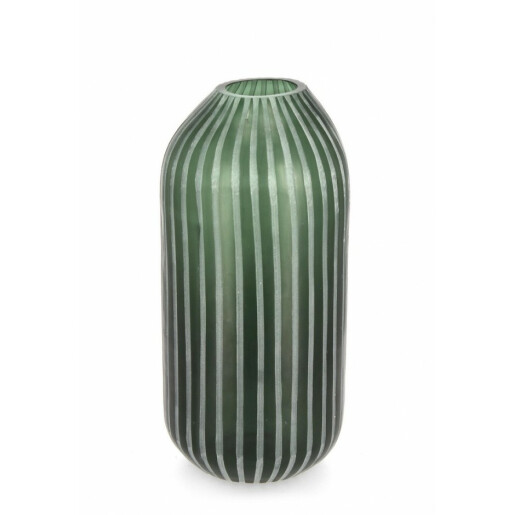 Vaza flori sticla verde Mattala 18x36 cm